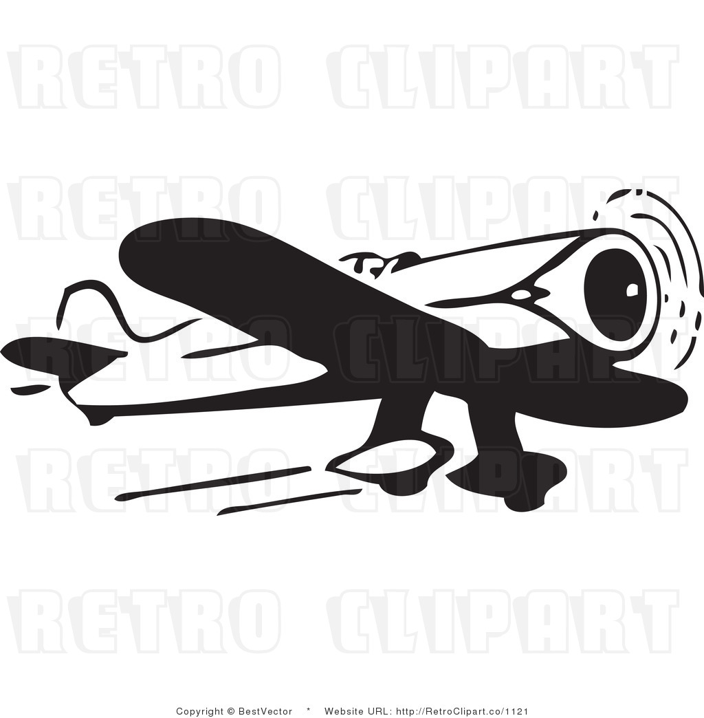 airplane clipart black and white takeoff - photo #50