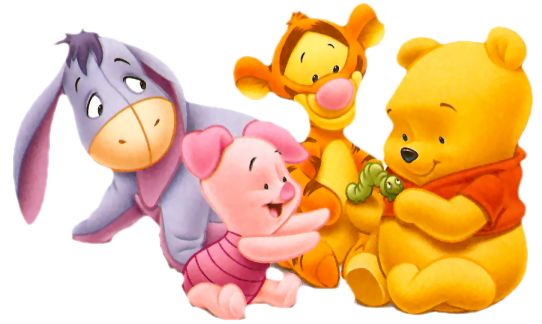 baby winnie the pooh and friends clipart  free clip art
