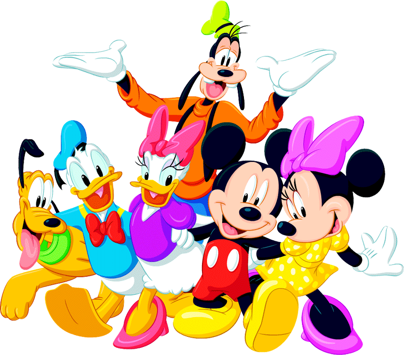 All Disney Cartoon Characters Clipart Bay