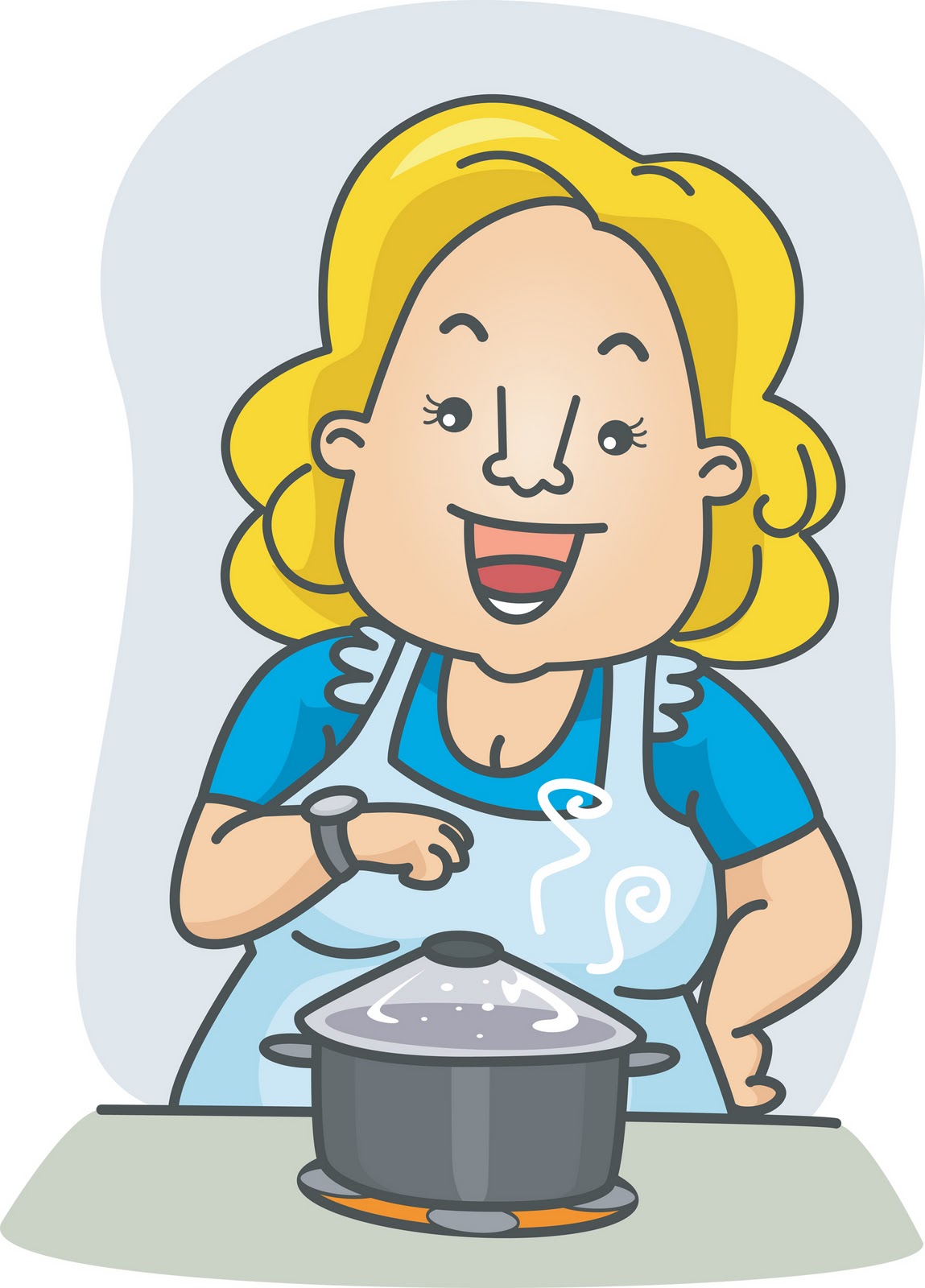 Mom Cooking Clipart - Free Clip Art - Clipart Bay