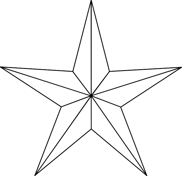 Star Clipart Black And White - Clipart Bay
