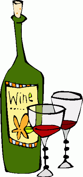 clipart wine glasses and bottles - photo #19