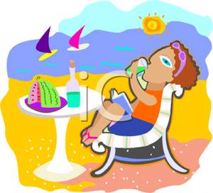 Relaxing Clipart - Clipart Bay