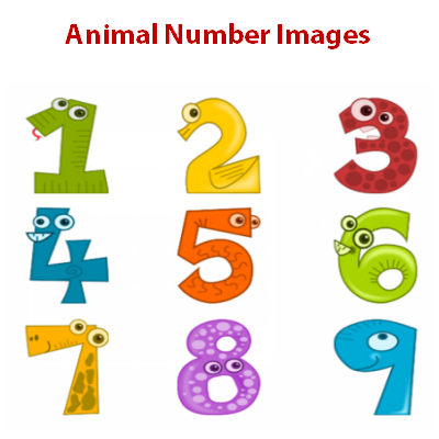 Animal Numbers Clipart - Clip Art Bay