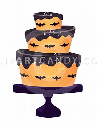 Halloween Cake Clipart